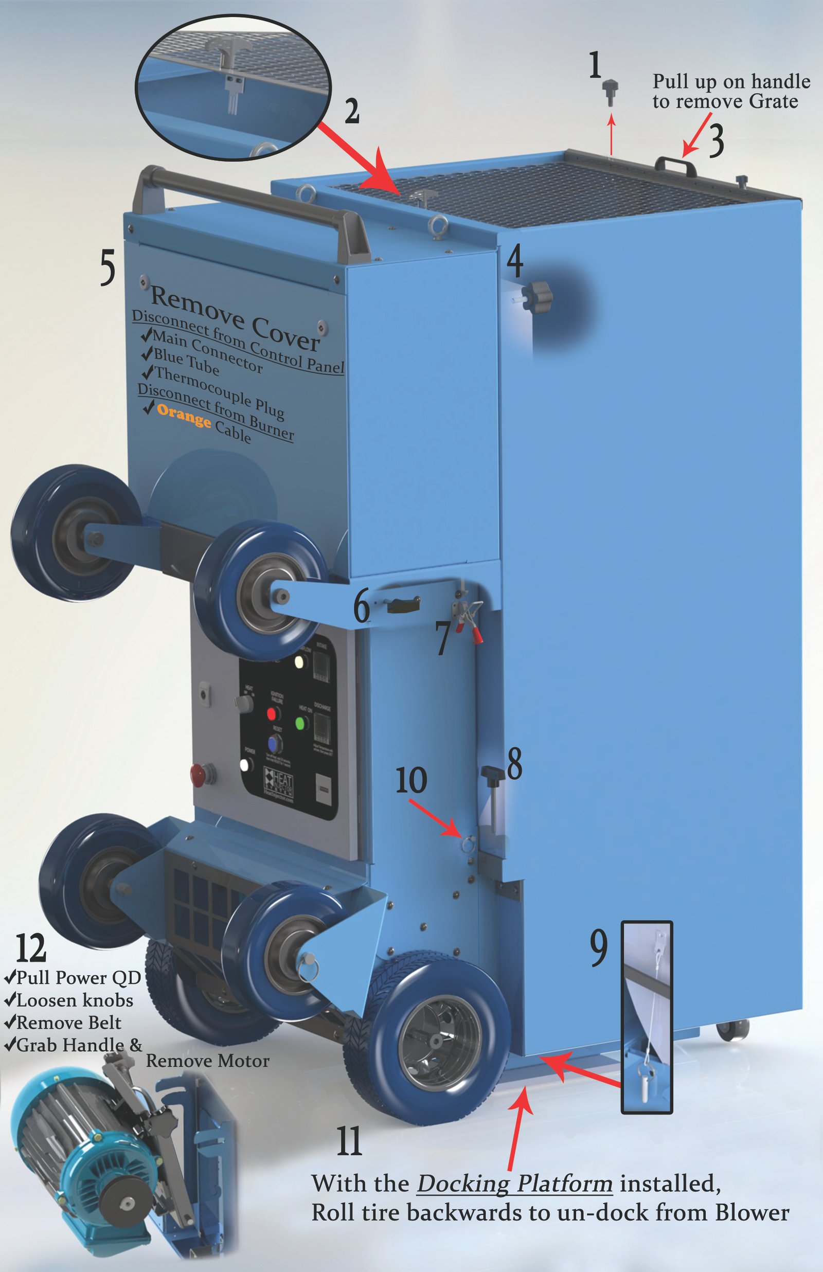 Heat Injector system assembly