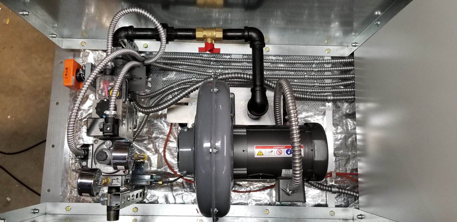 Direct fired duct heater application